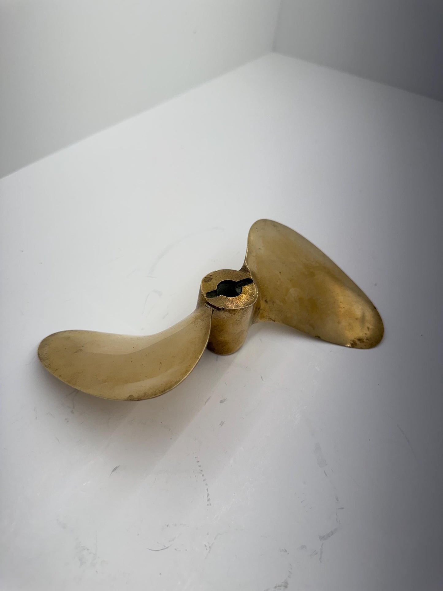 Boating Prop- Classic Michigan Wheel AJ 8 Two-Blade Brass Propeller