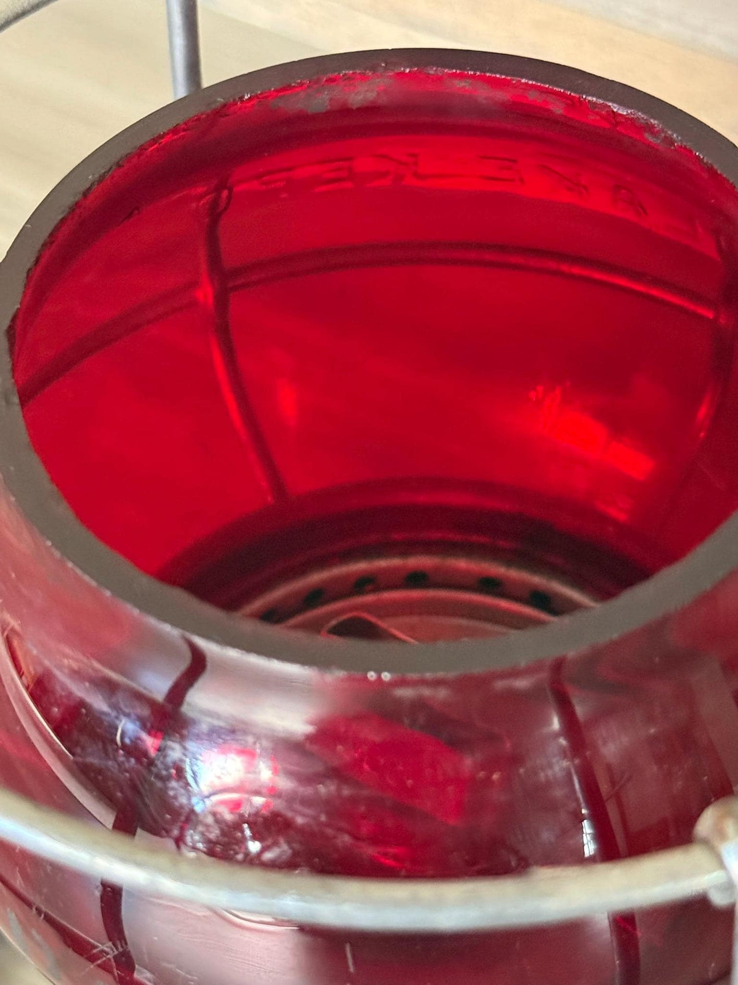 Adlake Railroad Lantern, complete with D&H RR Red Glass Globe