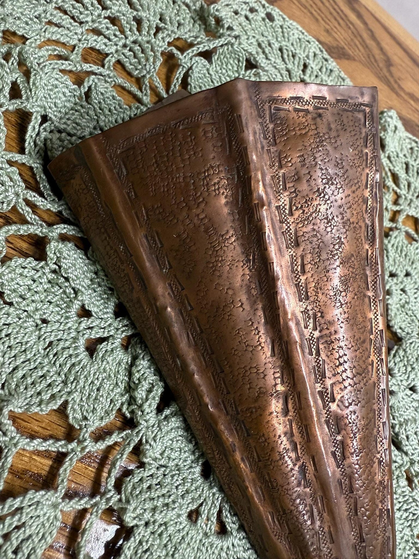 Arts & Crafts Style Copper Wall Sconce