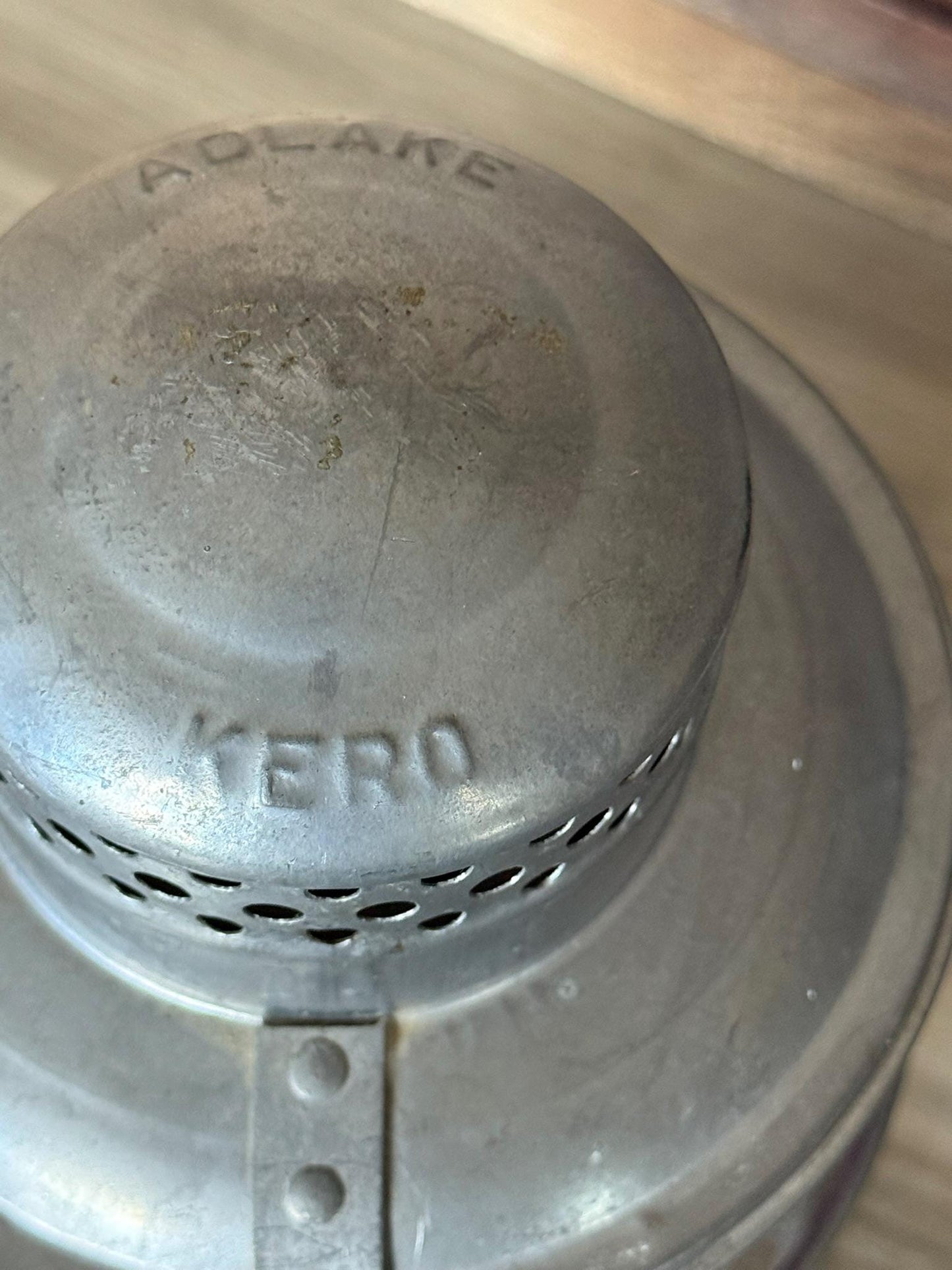 Adlake Railroad Lantern, complete with D&H RR Red Glass Globe