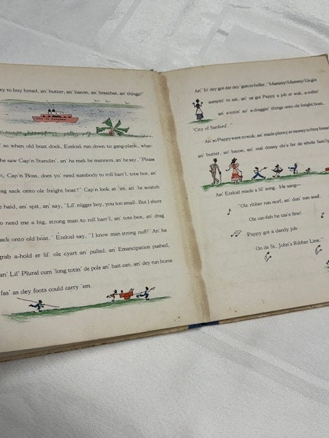 Book- Hardback Antique 1937 "Ezekiel" by Elvira Garner