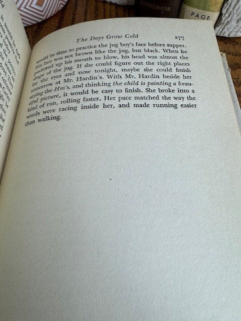 Book- Hardback Vintage 1941 "The Day Grow Cold" by Barbara Tunnell Anderson