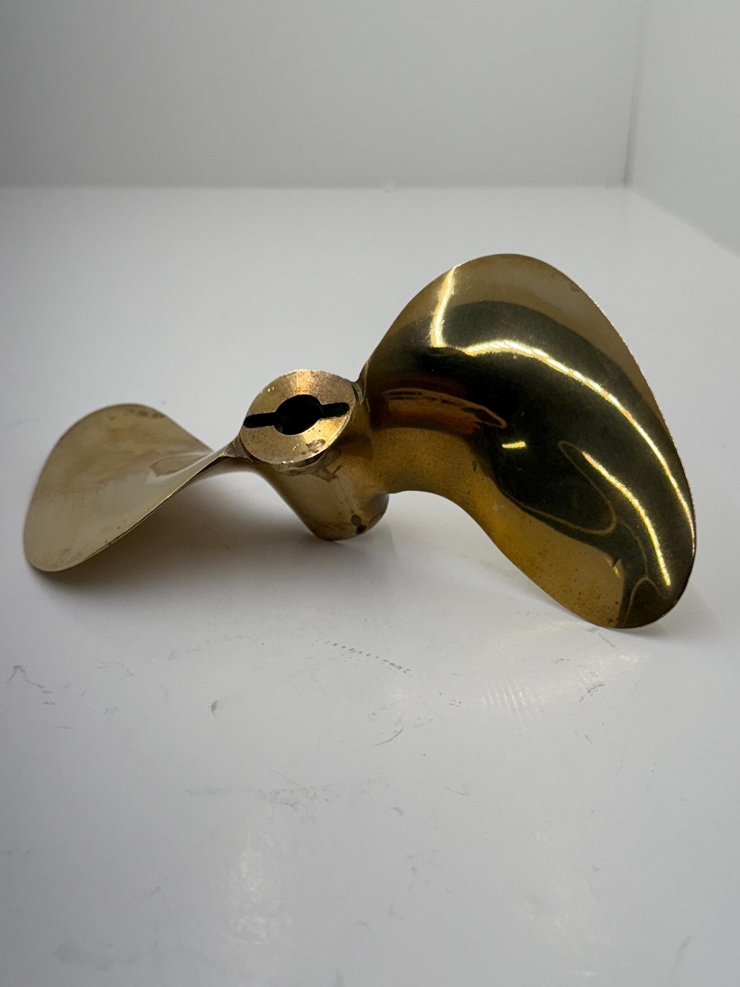 Boating Prop- Classic Michigan Wheel AJ 8 Two-Blade Brass Propeller