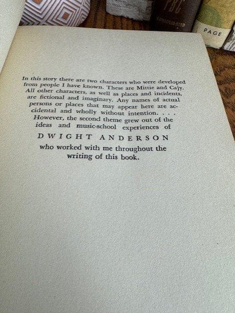 Book- Hardback Vintage 1941 "The Day Grow Cold" by Barbara Tunnell Anderson