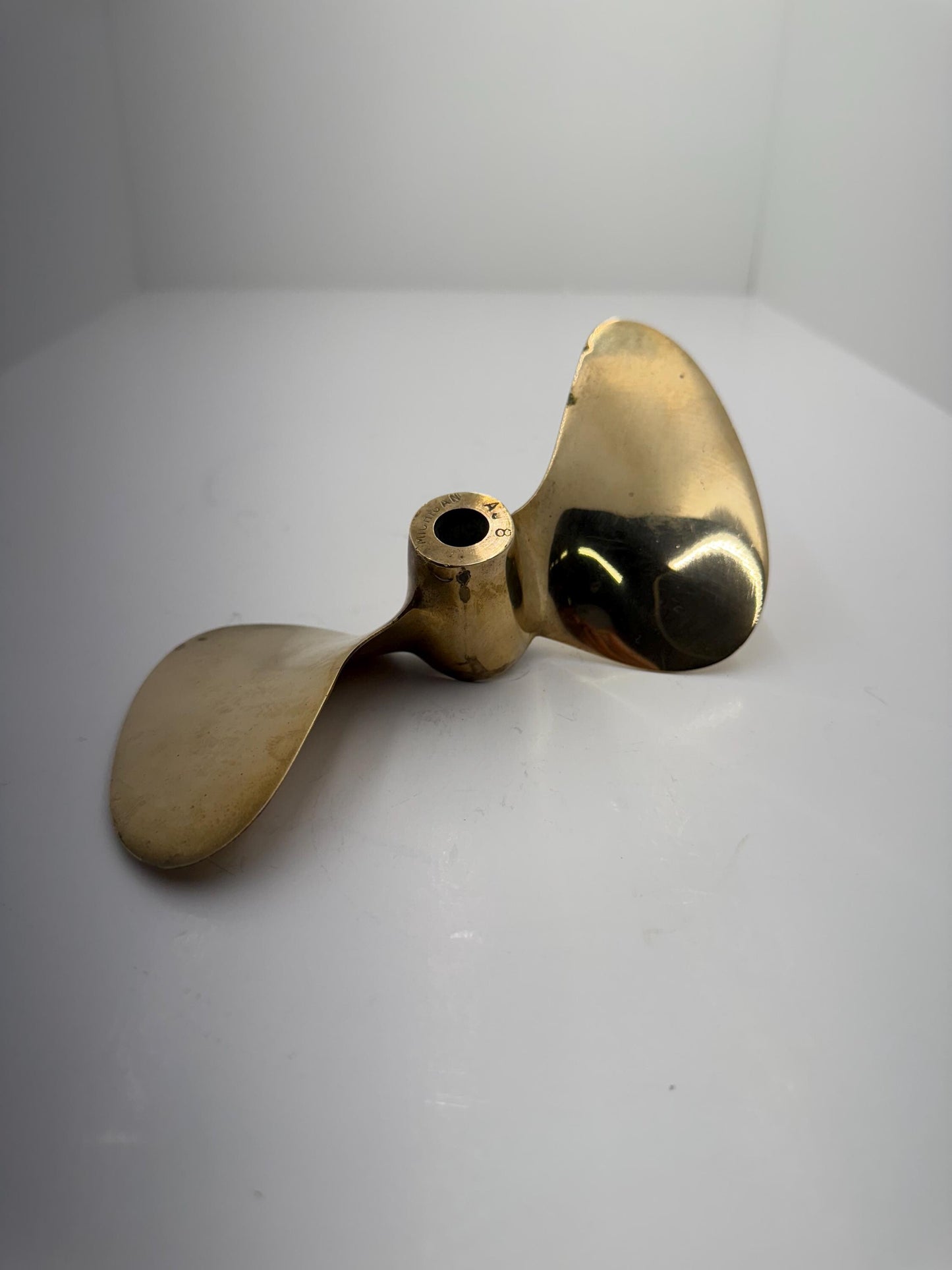 Boating Prop- Classic Michigan Wheel AJ 8 Two-Blade Brass Propeller