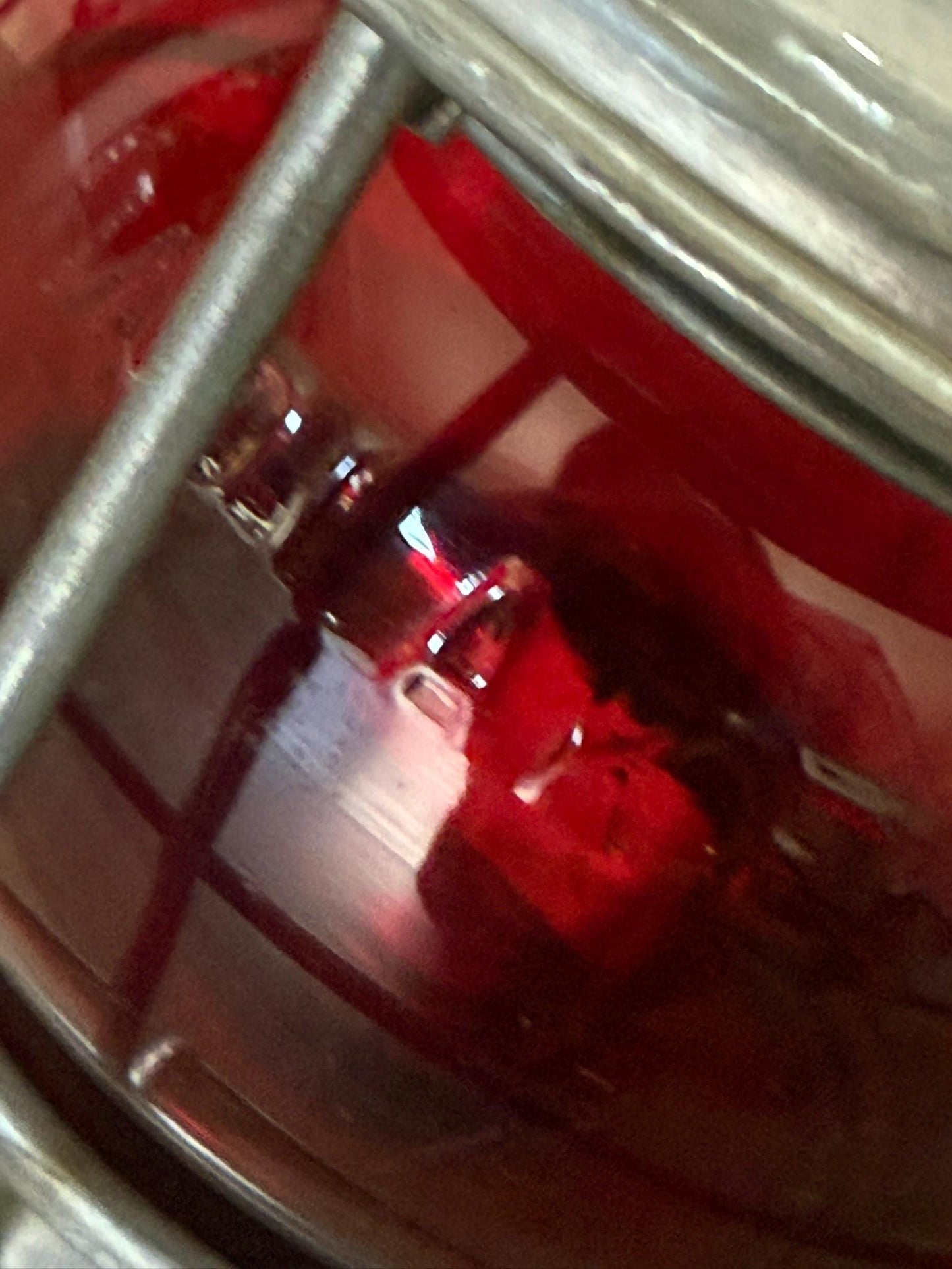 Adlake Railroad Lantern, complete with D&H RR Red Glass Globe