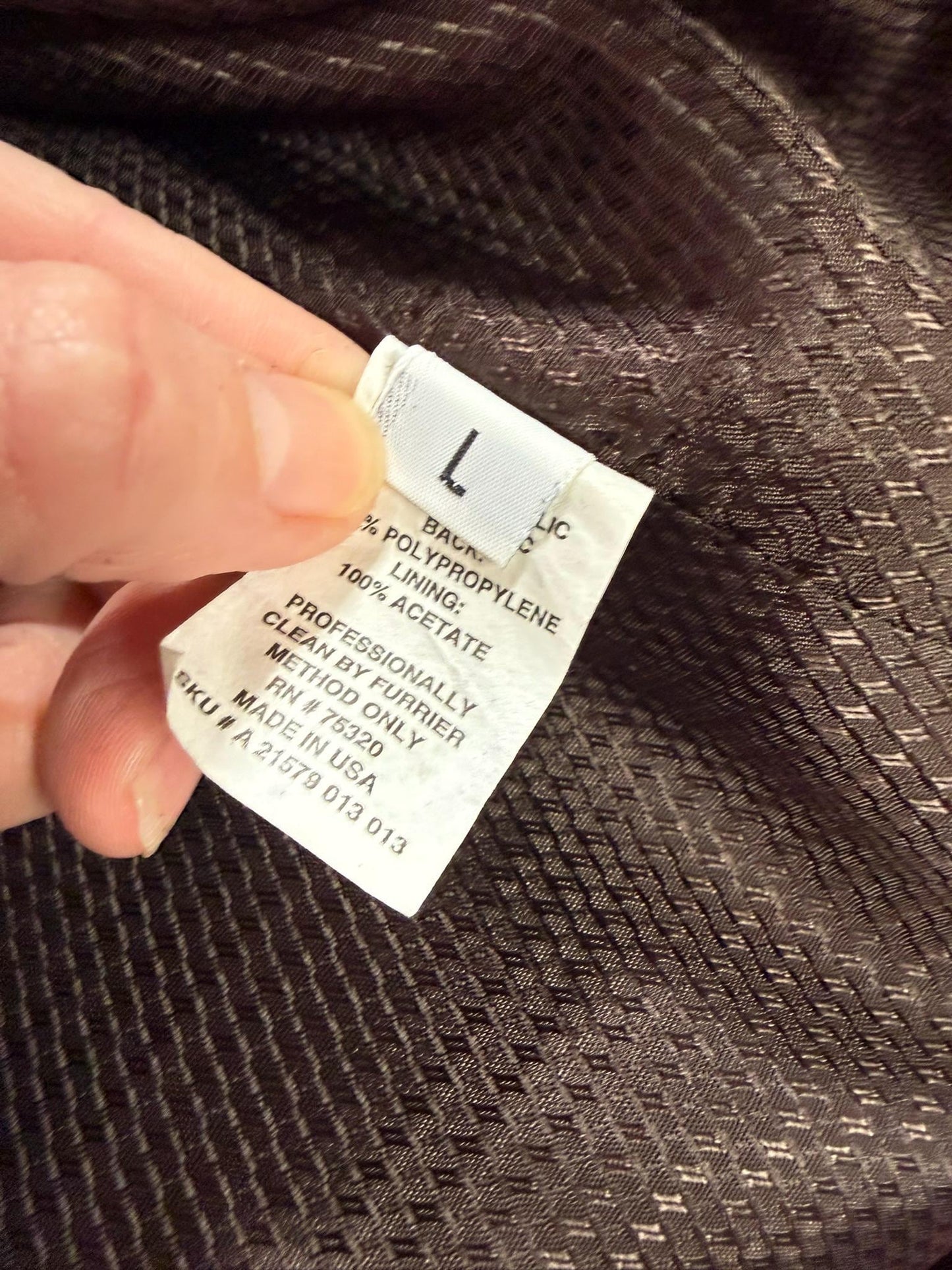 Vintage Dark Brown Faux Fur Longline Style Coat