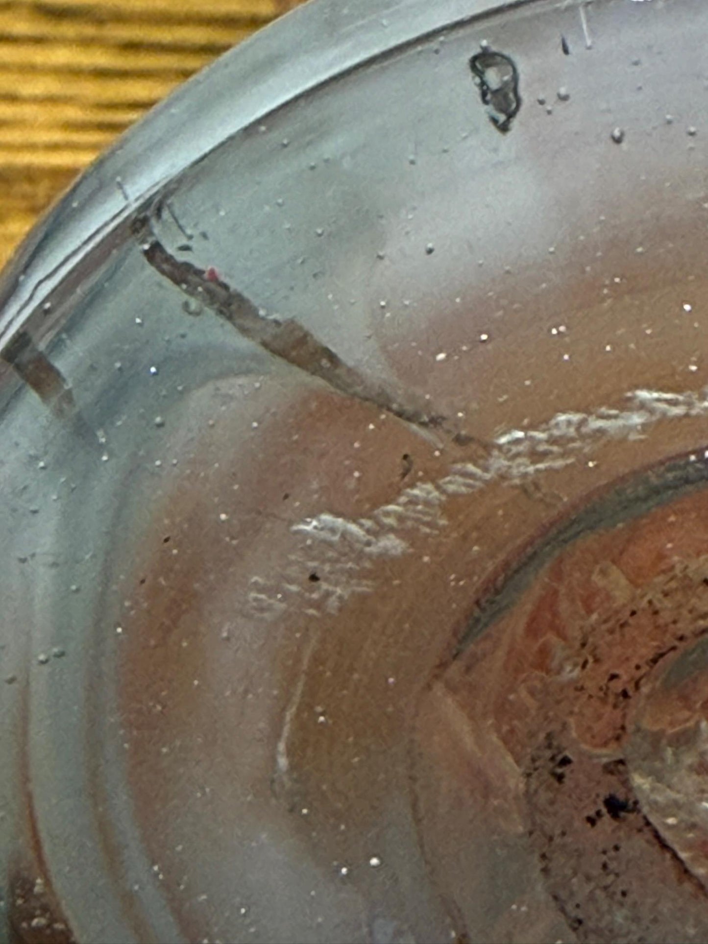 Vintage Handblown Murano-Style Five-Finger Glass Vase