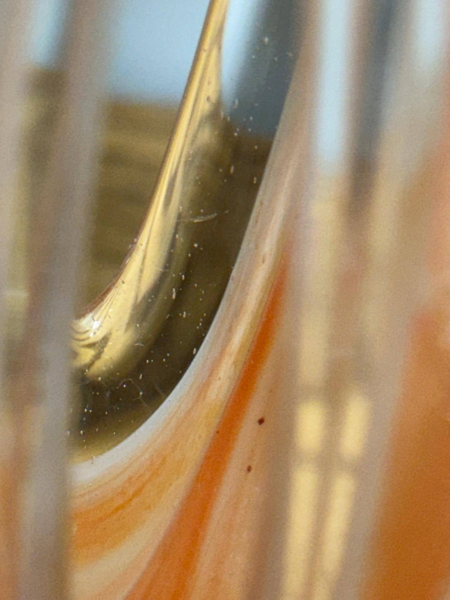 Vintage Handblown Murano-Style Five-Finger Glass Vase