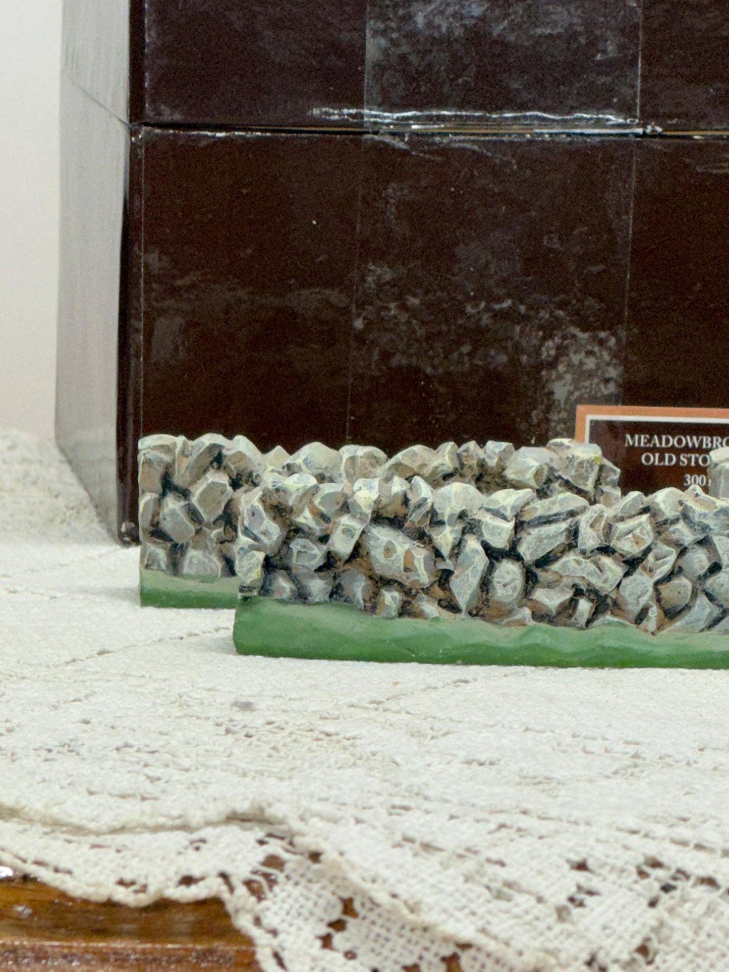 Lang & Wise Folk Art Villages of Old Stonington Collection of Four Stone Fences