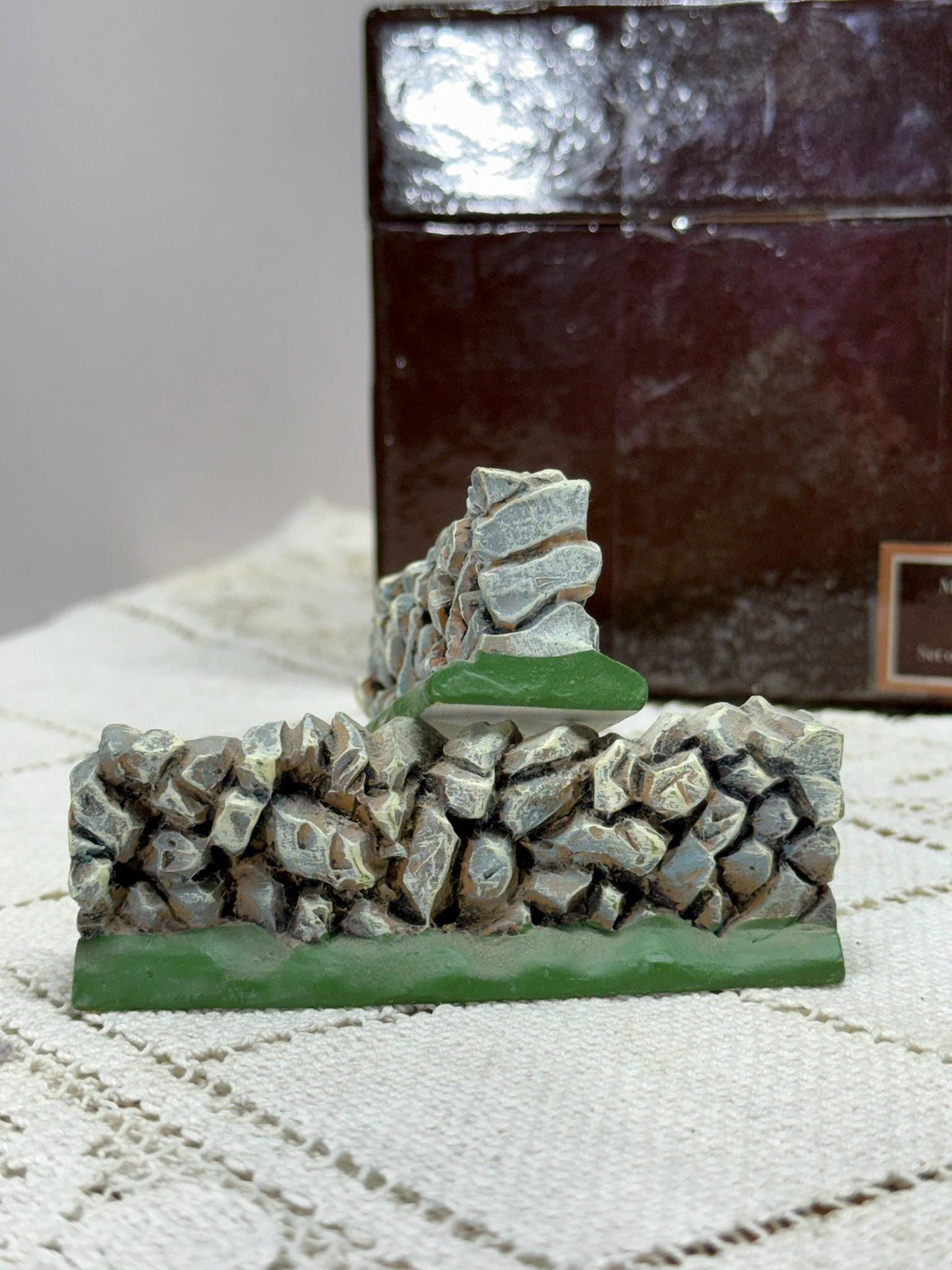 Lang & Wise Folk Art Villages of Old Stonington Collection of Four Stone Fences