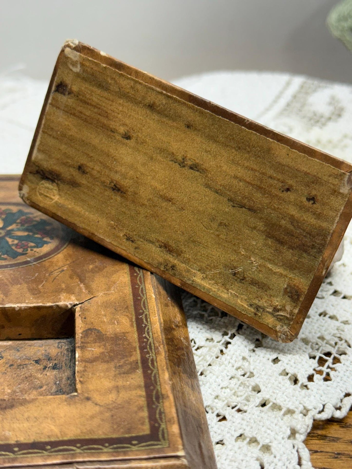 A. L. Reed Perpetual Calendar, Ink Well, and Pen Rest Desk Set