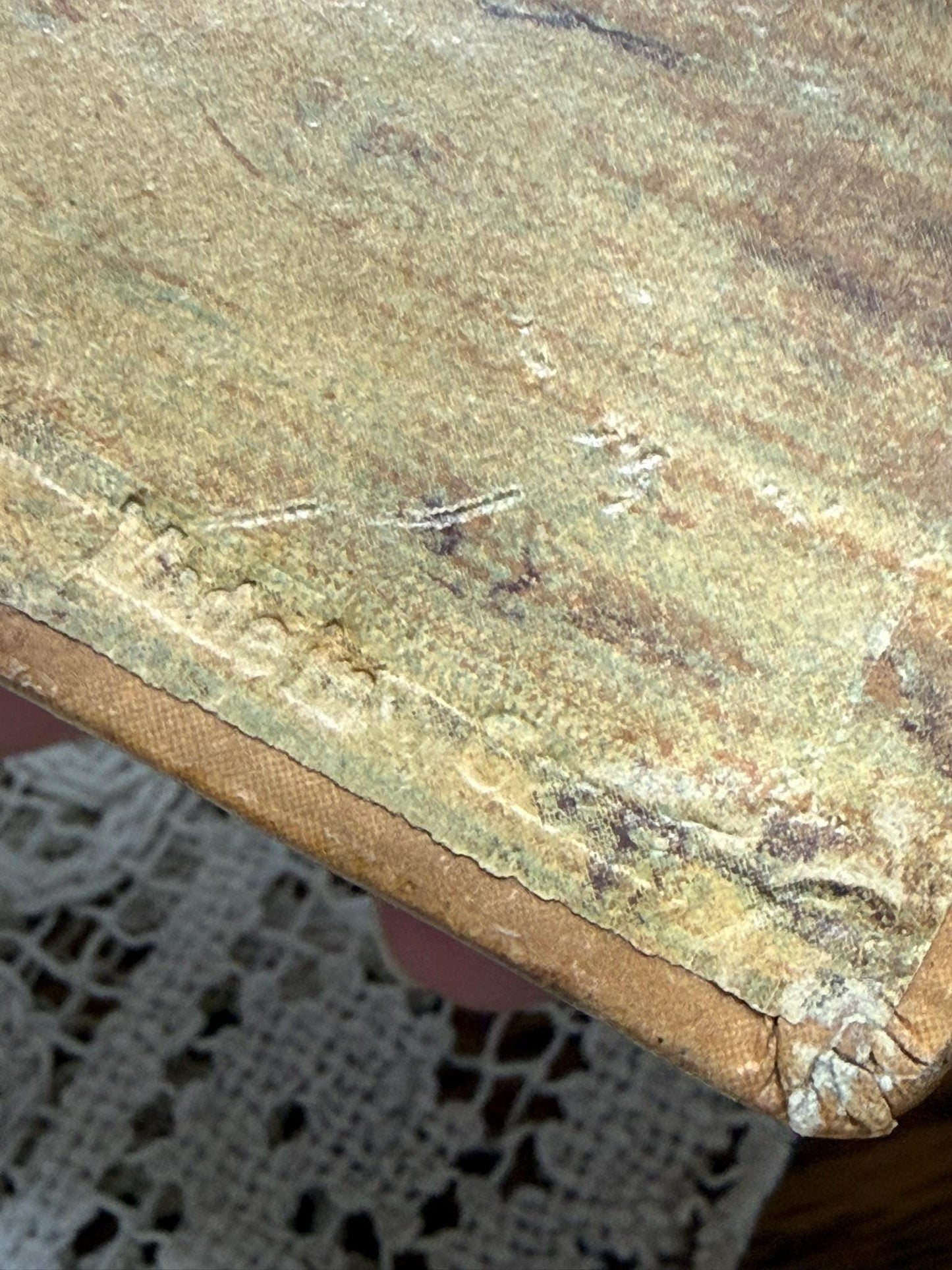 A. L. Reed Perpetual Calendar, Ink Well, and Pen Rest Desk Set