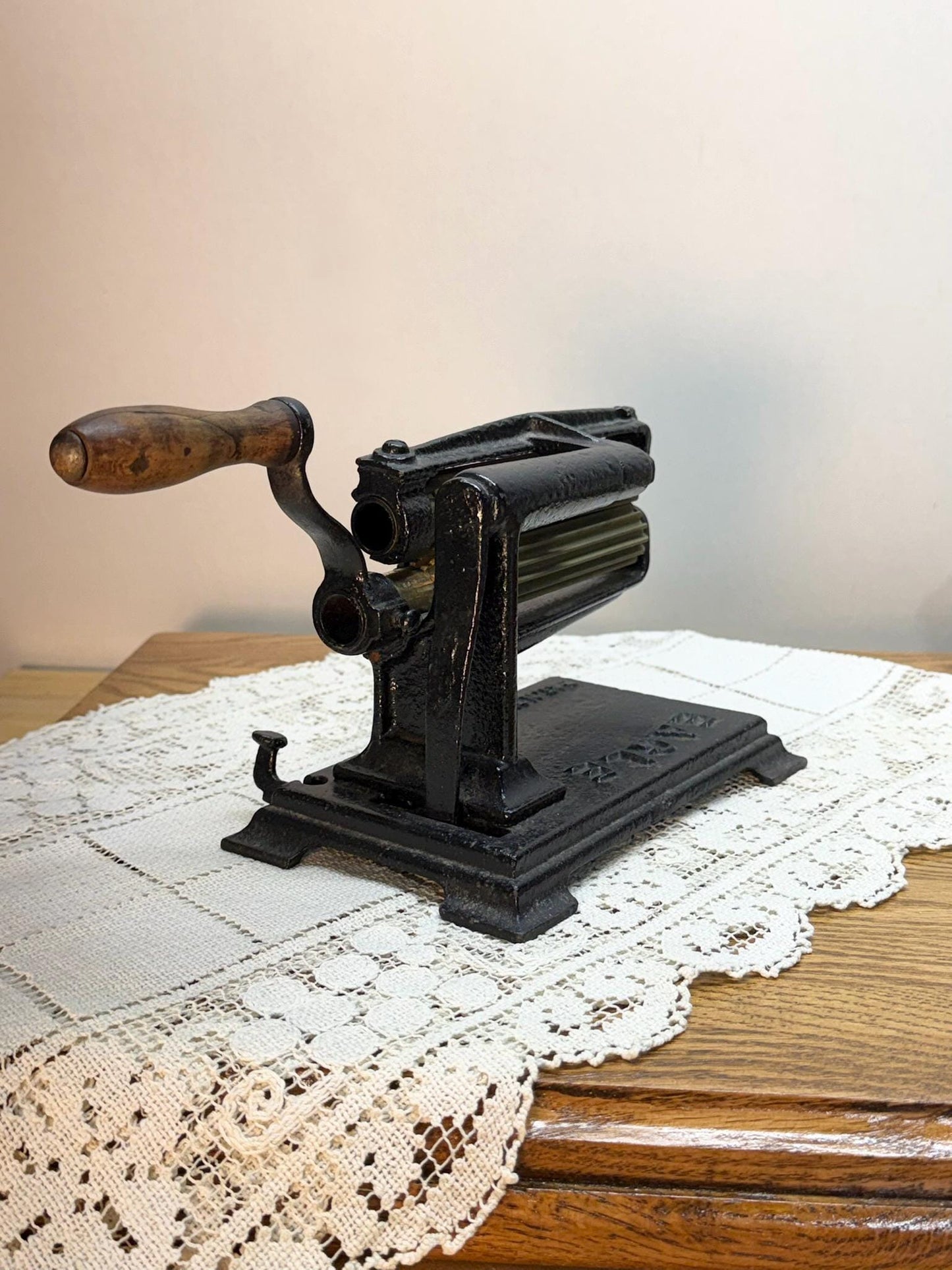 Antique American Machine Eagle Fluting Seamstress Machine