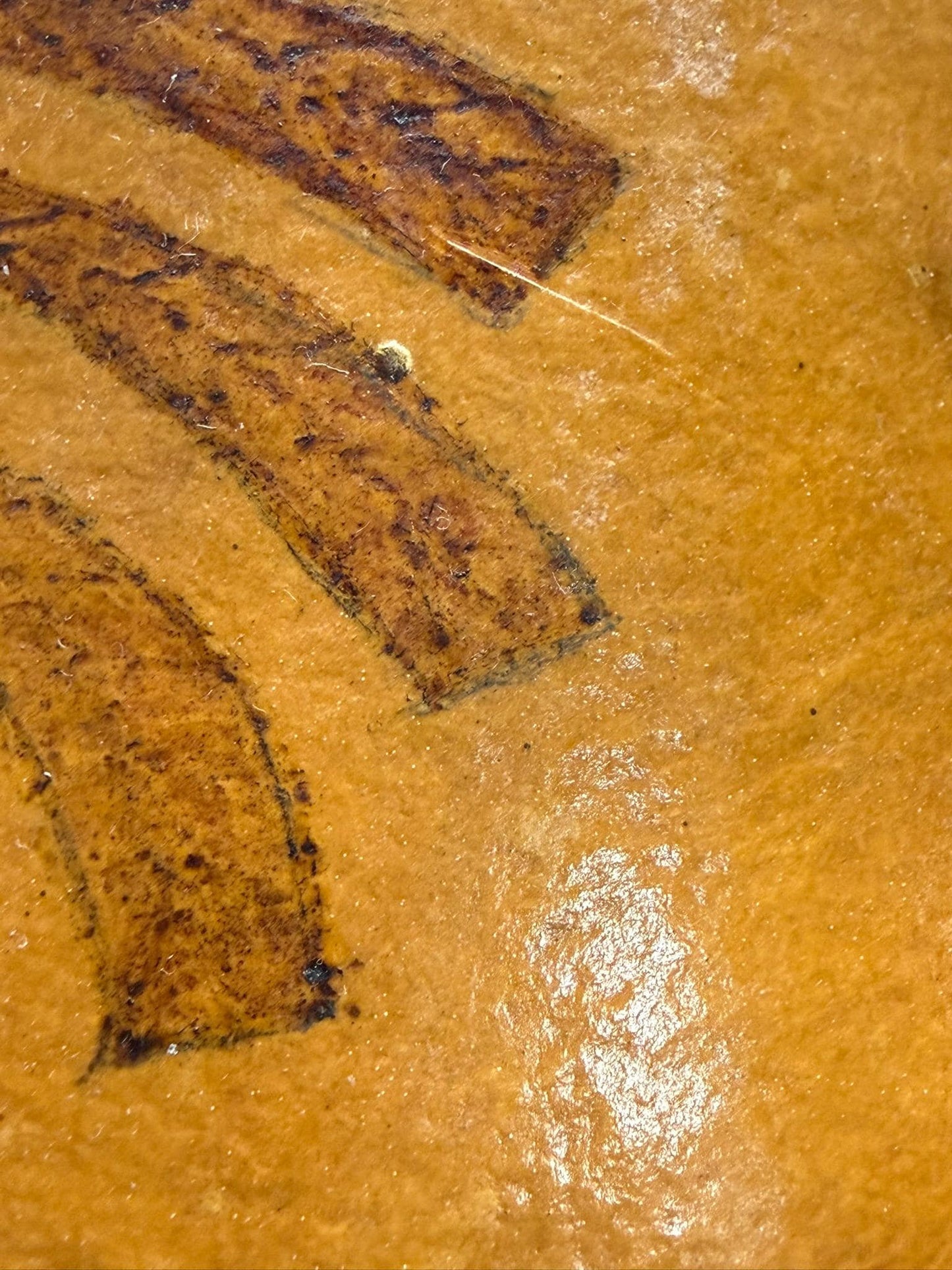 Hand-Painted Gourd Jug featuring a Southwest-Style Musician