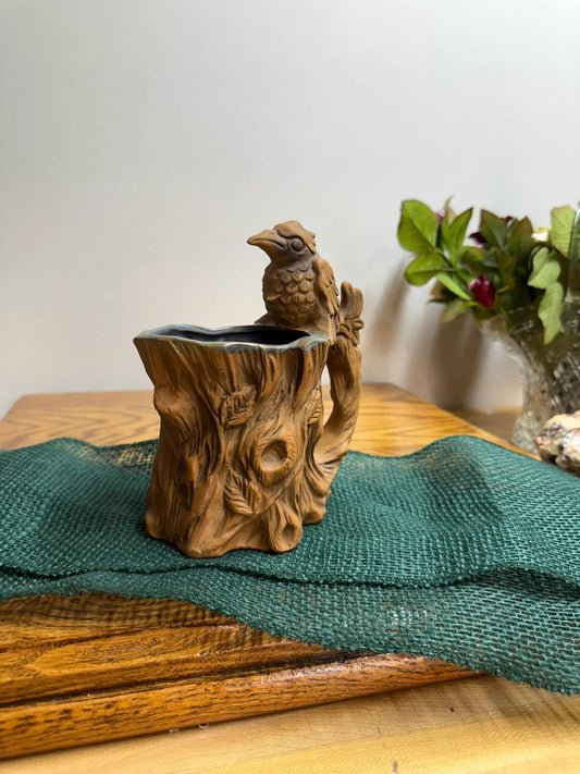 Grumpy's 1975 Figural Tree Mug with Bird and Beast
