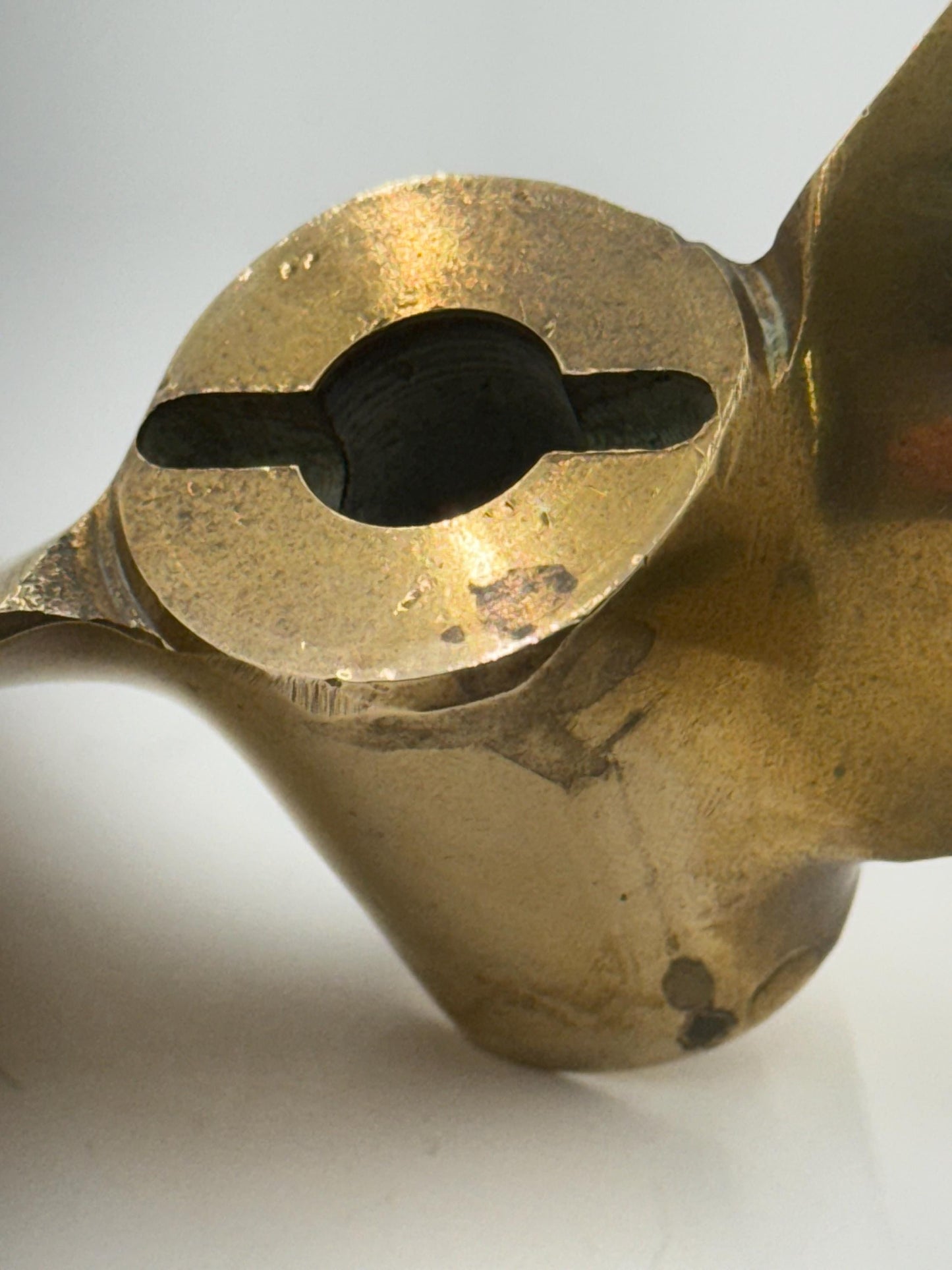 Boating Prop- Classic Michigan Wheel AJ 8 Two-Blade Brass Propeller