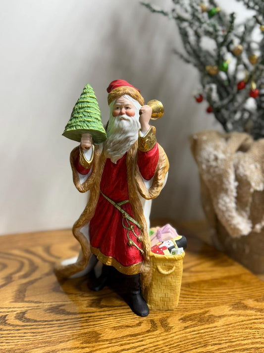 Lenox International Santa Collection 1991 Kris Krinkle Santa Figurine