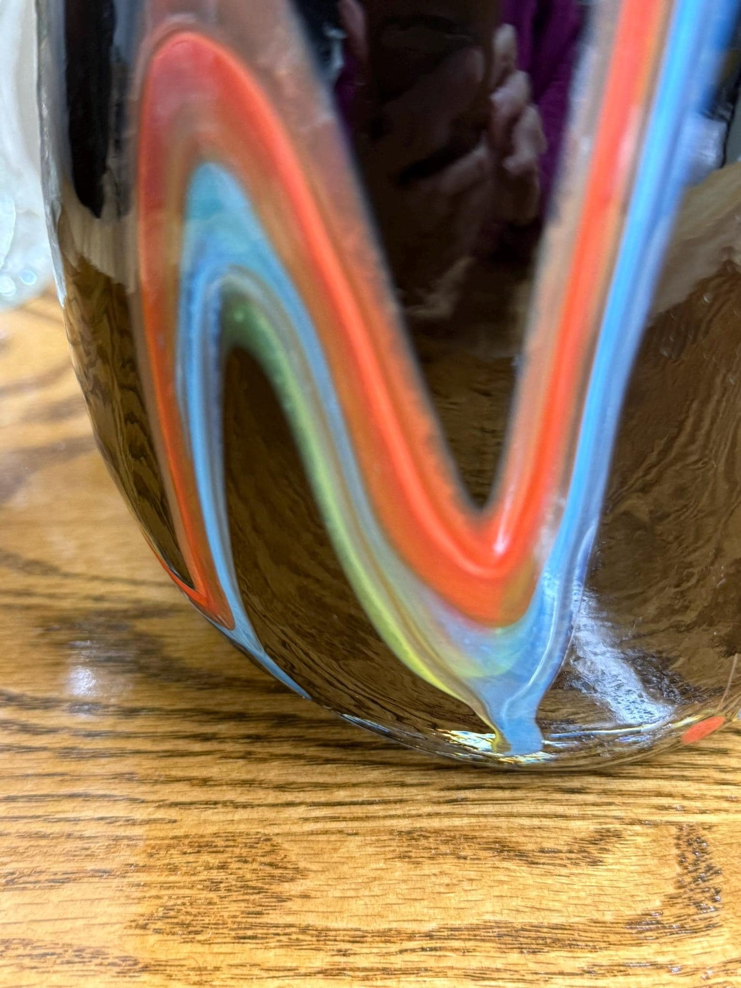 Artisan Vase- Exceptional Hand-Blown Opaque Black Vase