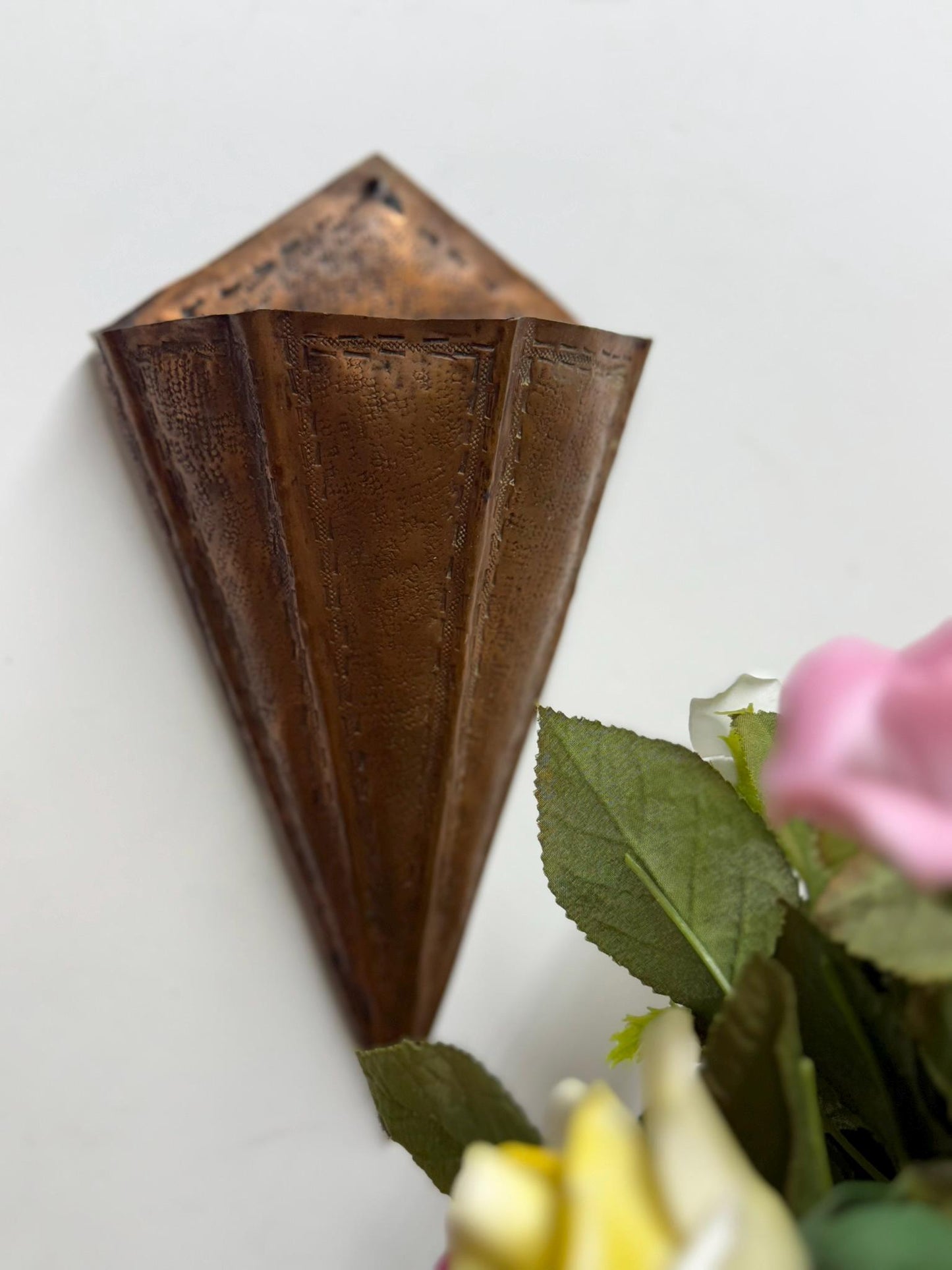 Arts & Crafts Style Copper Wall Sconce