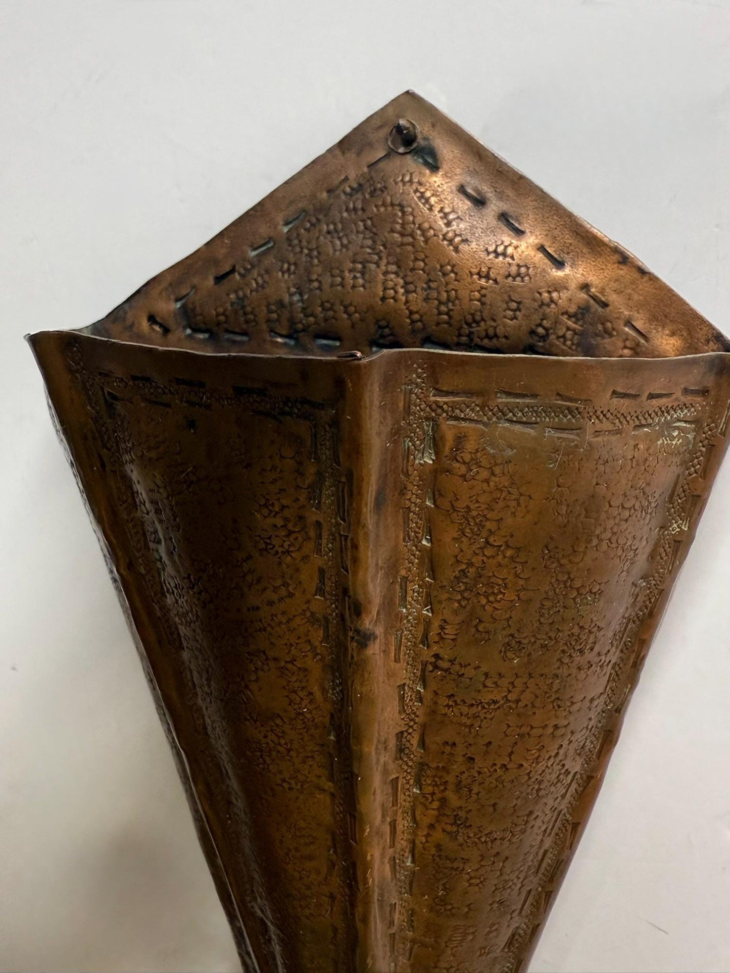 Arts & Crafts Style Copper Wall Sconce