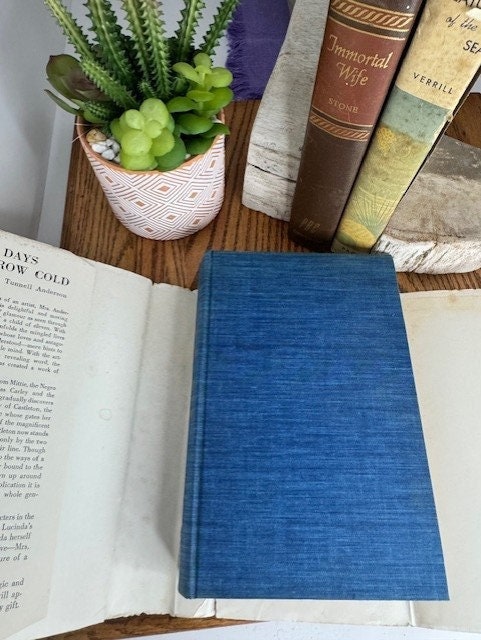 Book- Hardback Vintage 1941 "The Day Grow Cold" by Barbara Tunnell Anderson