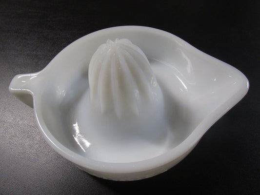 Vintage Sunkist Milk Glass Orange Reamer Juicer - McKee Glass