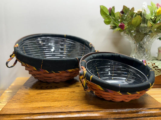 Longaberger 2006 Autumn Treats Set of 2 Baskets