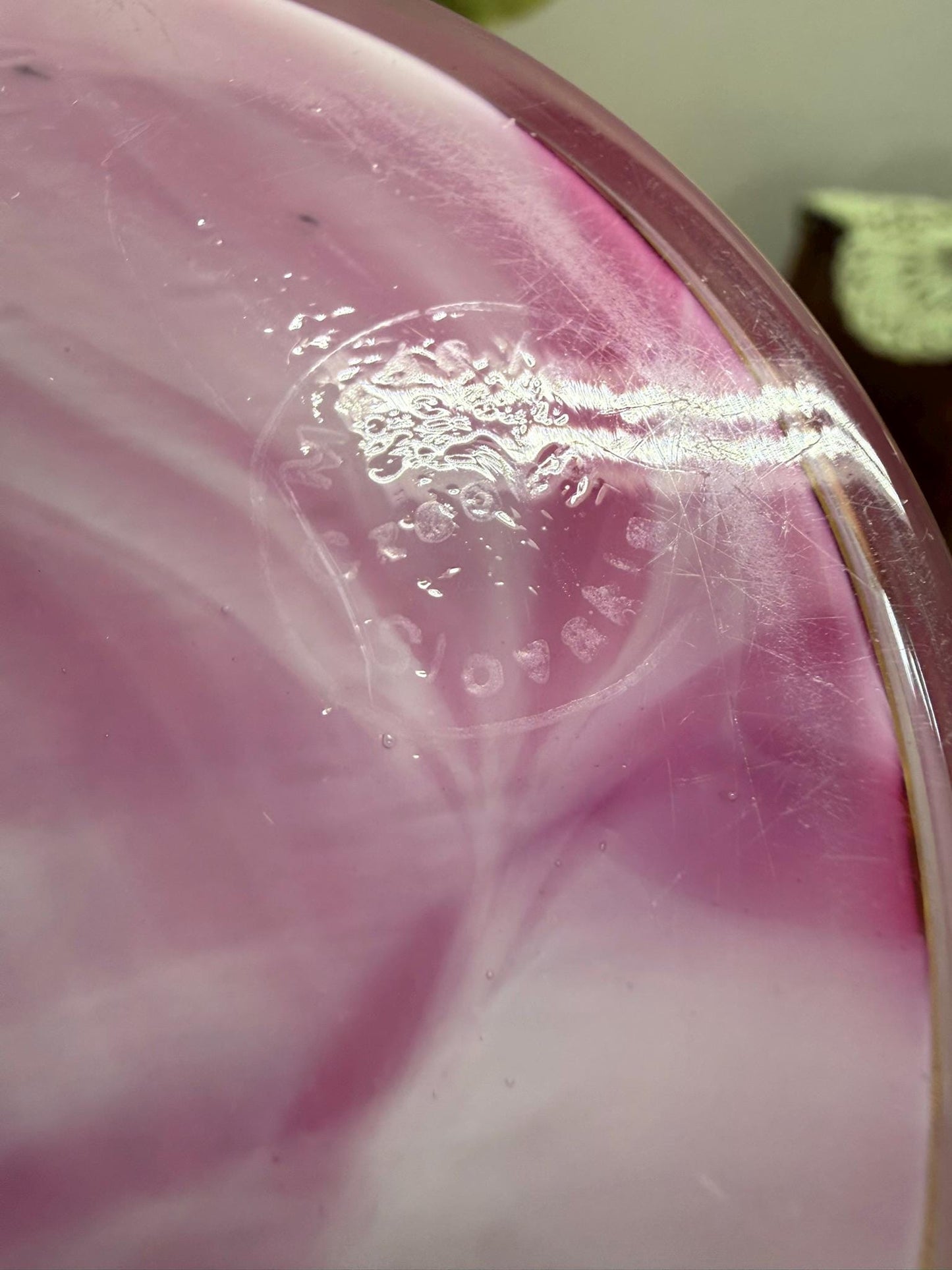 Art Deco Style Hand-Blown Beehive-Tiered Glass Vase